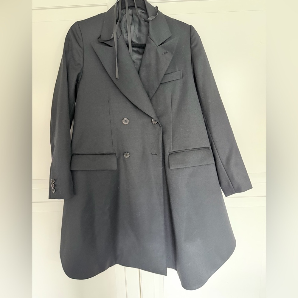 Noir Kei Ninomiya Comme des garçons coat in XS